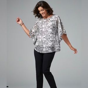 NWT Chico’s Burnout styling size S/M.